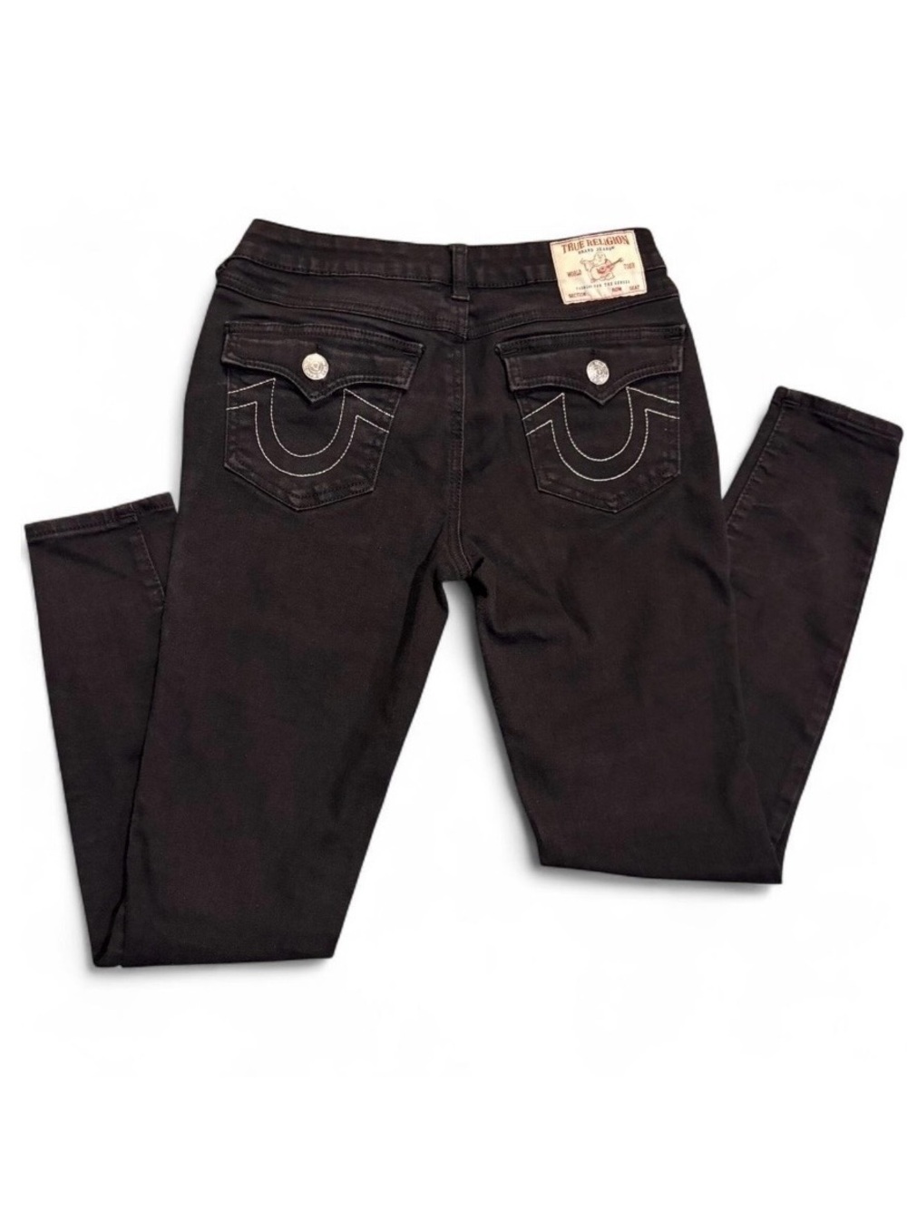 True Religion Women's Black Jeans + FREE Squishy Cube